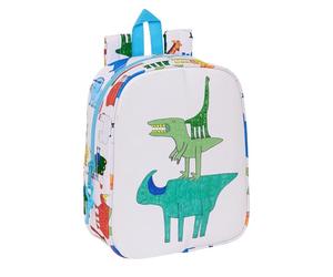 safta ALGO DE JAIME Kindertasche, anpassbar an den Wagen, einfache Reinigung, ideal für Kinder unterschiedlichen Alters, bequem und vielseitig, Qualität und Stärke, 22 x 10 x 27 cm, Weiß, weiß,