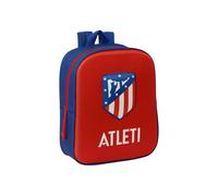 Safta Kindergartenrucksack Atlético de Madrid 3D – anpassbar an den Wagen, einfache Reinigung, 22