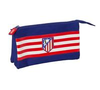 ATLÉTICO DE MADRID Federmäppchen für Kinder, ideal für Kinder im Schulalter, bequem und vielseitig, Qualität und Widerstandsfähigkeit, 22 x 3 x 12 cm