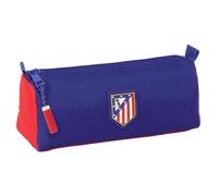 safta ATLÉTICO DE Madrid Federmäppchen mit Reißverschluss und Fach, Federmäppchen für Kinder, ideal für Kinder im Schulalter, bequem und vielseitig, Qualität und Widerstandsfähigkeit, 21 x 7 x 8 cm