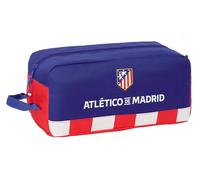 Safta ATLÉTICO DE MADRID - Mittelgroße Schuhtasche, multifunktional, für Sport, außerschulisch, Fußball, bequem und vielseitig, 34 x 18 x 15 cm, Rot/Blau/Weiß, M, Casual