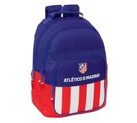 safta ATLÉTICO DE MADRID Schulrucksack für Kinder, ideal für Kinder verschiedener Altersgruppen, bequem und vielseitig, Qualität und Widerstandsfähigkeit, 32 x 15 x 42 cm, Rot/Blau/Weiß, M, Casual