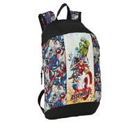 Safta AVENGERS FOREVER Mini-Rucksack für den täglichen Gebrauch, ideal für Kinder unterschiedlichen Alters, bequem und vielseitig, Qualität und Widerstandsfähigkeit, 22 x 10 x 39 cm, mehrfarbig, bunt,