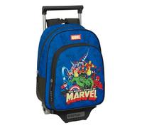 safta Avengers Kinderrucksack mit Trolley 705, ideal für Kinder verschiedener Altersgruppen, bequem und vielseitig, Qualität und Widerstandsfähigkeit, 27 x 10 x 33 cm