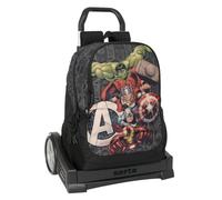 Safta Avengers Ventta Schulrucksack, ergonomischer Rücken, mit Trolley Evolution, ideal für Kinder verschiedener Altersgruppen, bequem und vielseitig, Qualität und Widerstandsfähigkeit, 32 x 16 x 44
