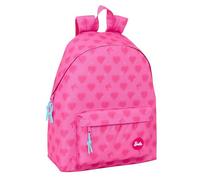 safta BARBIE CUORI - Day Pack für Kinder, Kinderrucksack, Qualität und maximale Haltbarkeit, bequem und vielseitig, 33 x 15 x 42 cm, Rosa, M, Casual, Rosa, M, Casual
