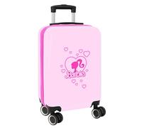 safta Barbie Painterly - Kabinentrolley 50,8 cm, Koffer mit Rädern, Sicherheitsschloss, Leichter Koffer, 34,5 x 20 x 55 cm, Rosa/Himmelblau, M, Casual