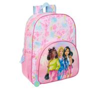 safta Barbie Painterly Schulrucksack für Kinder, Kinderrucksack, anpassbar an Kinderwagen, ideal für Kinder im Schulalter, bequem und vielseitig, Qualität und Widerstandsfähigkeit, 33 x 14 x 42 cm,