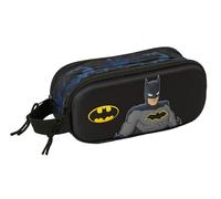 Batman 3D-Federmäppchen für Kinder, ideal für Kinder im Schulalter, bequem und vielseitig, Qualität und Widerstandsfähigkeit, 21 x 6 x 8 cm