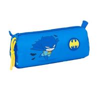 safta Batman Preschule Federmäppchen mit Reißverschluss und Fach, Federmäppchen für Kinder, ideal für Kinder im Schulalter, bequem und vielseitig, Qualität und Widerstandsfähigkeit, 21 x 7 x 8 cm