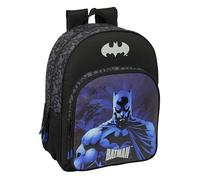 safta Batman Schulrucksack für Kinder, Kinderrucksack, anpassbar an den Wagen, ideal für Kinder im Schulalter, bequem und vielseitig, Qualität und Widerstandsfähigkeit, 33 x 14 x 42 cm