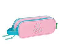 safta Benetton Dolce Doppelmäppchen für Kinder, ideal für Kinder im Schulalter, bequem und vielseitig, Qualität und Widerstandsfähigkeit, 21 x 6 x 8 cm