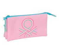 safta Benetton Dolce Federmäppchen für Kinder, ideal für Kinder im Schulalter, bequem und vielseitig, Qualität und Widerstandsfähigkeit, 22 x 3 x 12 cm