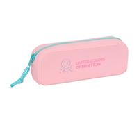 safta Benetton Dolce Federmäppchen, quadratisch, Silikon, für Kinder, ideal für Kinder im Schulalter, bequem und vielseitig, Qualität und Widerstandsfähigkeit, 18,5 x 5,5 x 7,5 cm
