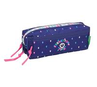 safta Benetton Drop Federmäppchen, klein, Federmäppchen für Kinder, ideal für Kinder im Schulalter, bequem und vielseitig, Qualität und Widerstandsfähigkeit, 22 x 6 x 8,5 cm
