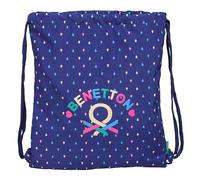 safta Benetton Drop Rucksack, flach, groß, ideal für Kinder verschiedener Altersgruppen, bequem und vielseitig, Qualität und Widerstandsfähigkeit, 35 x 40 cm