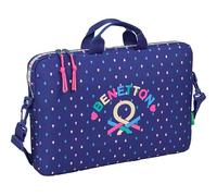 Safta Benetton 15.6´´ 4l 40x27x4 Cm Laptop Bag Lila Kinder