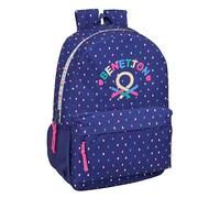 Safta Benetton 19l 30x46x14 Cm Backpack Blau Kinder