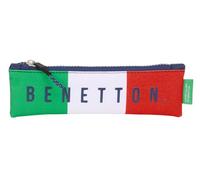 Safta BENETTON FLAG Schulmäppchen für Kinder, ideal für Kinder von 5 bis 14 Jahren, bequem und vielseitig, Qualität und Widerstandsfähigkeit, 20 x 60 cm, marineblau, M, Casual