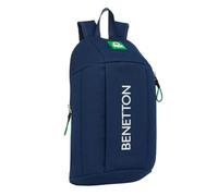 Safta Rucksack Benetton Mini-Rucksack 22 x 10 x 39 cm marineblau – bequem, robust, für Kinder