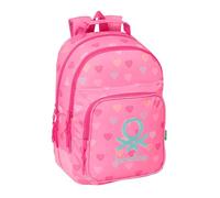 Safta Benetton 20l 32x42x15 Cm Backpack Rosa Kinder