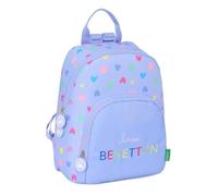 safta Benetton Mini-Rucksack für den täglichen Gebrauch, ideal für Kinder verschiedener Altersgruppen, bequem und vielseitig, Qualität und Widerstandsfähigkeit, 25 x 13 x 30 cm, Lila, M, Casual