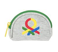 Safta Benetton Pop - Geldbörse, klein, XS, bequem und vielseitig, Qualität und Widerstandsfähigkeit, 9,5 x 3 x 8 cm, Grau