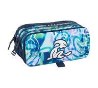 safta EL Kook Federmäppchen mit 3 Fächern, für Kinder, ideal für Kinder im Schulalter, bequem und vielseitig, Qualität und Widerstandsfähigkeit, 21,5 x 8 x 10 cm, Marineblau, M, Casual