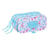 safta BLACKFIT8 Cool Federmäppchen, dreifaches Federmäppchen für Kinder, ideal für Kinder im Schulalter, bequem und vielseitig, Qualität und Widerstandsfähigkeit, 21,5 x 8 x 10 cm, bunt, M, Casual