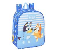 safta Blue Let's Play Kinderrucksack, Kinderrucksack, Schulrucksack, anpassbar an Kinderwagen, ideal für Kindergärten, bequem und vielseitig, Qualität und Widerstandsfähigkeit, 22 x 10 x 27 cm, blau