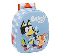 safta Blue Schulrucksack mit 3D-Design, ideal für Kinder verschiedener Altersgruppen, bequem und vielseitig, Qualität und Widerstandsfähigkeit, 27 x 10 x 33 cm
