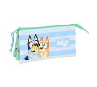 safta Blue Sisters Federmäppchen für Kinder, ideal für Kinder im Schulalter, bequem und vielseitig, Qualität und Widerstandsfähigkeit, 22 x 3 x 12 cm, Meeresgrün, M, Casual