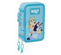 Safta Bluey Triple 36 Units Filled Pencil Case One Size