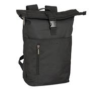 Safta Busines Rucksack mit Klappe für Laptops von 39,6 cm (15,6 Zoll), ideal für verschiedene Altersgruppen, bequem und vielseitig, Qualität und Widerstandsfähigkeit, 28 x 13 x 42 cm, Schwarz, Schwarz