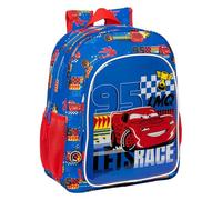Safta CARS RACE READY Schulrucksack für Kinder, anpassbar an den Wagen, ideal für Kinder im Schulalter, bequem und vielseitig, Qualität und Widerstandsfähigkeit, 32 x 12 x 38 cm, Blau (Electric Blue),