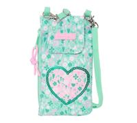 Safta Cuore - Handytasche, Standardportemonnaie, für Handy, bequem und vielseitig, Qualität und Widerstandsfähigkeit, 19 x 10 cm, Minzgrün, M, Casual