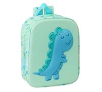 safta DINO 3D Kindergartenrucksack, anpassbar an den Wagen, einfache Reinigung, ideal für Kinder verschiedener Altersgruppen, bequem und vielseitig, Qualität und Widerstandsfähigkeit, 22 x 10 x 27 cm