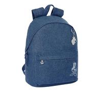 Safta DONALD DENIM - Jugend-Rucksack für Laptops von 35,8 cm (14,1 Zoll), ideal für Jugendliche verschiedener Altersgruppen, bequem und vielseitig, Qualität und Widerstandsfähigkeit, 31 x 16 x 41 cm