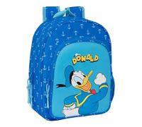 Safta DONALD INFANTIL - Animierter Schulrucksack für Kinder, Kinderrucksack, anpassbar an den Kinderwagen, ideal für Kinder im Schulalter, vielseitig einsetzbar, Qualität und Stärke, 26 x 11 x 34 cm,