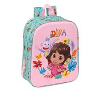 DORA 3D-Kinderrucksack, leicht zu reinigen, ideal für Kinder verschiedener Altersgruppen, bequem und vielseitig, Qualität und Widerstandsfähigkeit, 22 x 10 x 27 cm