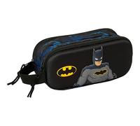 Batman 3D-Federmäppchen für Kinder, ideal für Kinder im Schulalter, bequem und vielseitig, Qualität und Widerstandsfähigkeit, 21 x 6 x 8 cm
