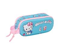 HELLO KITTY 3D-Federmäppchen für Kinder, ideal für Kinder im Schulalter, bequem und vielseitig, Qualität und Widerstandsfähigkeit, 21 x 6 x 8 cm