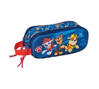 Paw Patrol - Doppelmäppchen für Kinder, ideal für Kinder im Schulalter, bequem und vielseitig, Qualität und Widerstandsfähigkeit, 21 x 6 x 8 cm