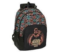 Safta Double Mandalorian & Grogu 20l 32x15x42 Cm Backpack Schwarz Kinder