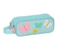 Safta Double Moos Butterflies Pencil Case One Size