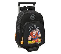 safta Dragon Ball Combat Kinderrucksack mit Trolley 705, ideal für Kinder verschiedener Altersgruppen, bequem und vielseitig, Qualität und Widerstandsfähigkeit, 27 x 10 x 33 cm, Schwarz, M, Casual