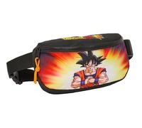 Safta Dragon Ball - Hüfttasche für Kinder, ideal für Jugendliche und Kinder unterschiedlichen Alters, bequem und vielseitig, Qualität und Widerstandsfähigkeit, 23 x 9 x 14 cm, Schwarz, Schwarz,