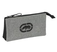 Safta ECKO UNLTD. Rhino Federmäppchen für Kinder, ideal für Kinder im Schulalter, bequem und vielseitig, Qualität und Widerstandsfähigkeit, 22 x 3 x 12 cm, Grau/Schwarz, Grau/Schwarz, Estándar,