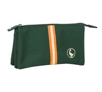 Safta El GANSO BASICS Federmäppchen für Kinder, ideal für Kinder im Schulalter, bequem und vielseitig, Qualität und Widerstandsfähigkeit, 22 x 3 x 12 cm, grün, M, Casual