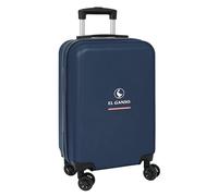 safta EL GANSO Classic Kabinenwagen 50,8 cm (20 Zoll), Trolley mit Rädern, Sicherheitsschloss, Leichter Koffer, 34,5 x 20 x 55 cm, Marineblau, Marineblau, Estándar, Casual